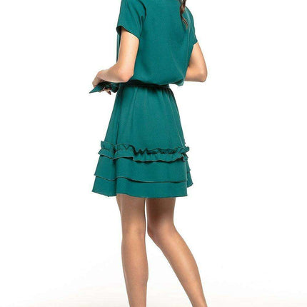 Chic Belted Kimono Midi Dress for Effortless Elegance - Très Elite