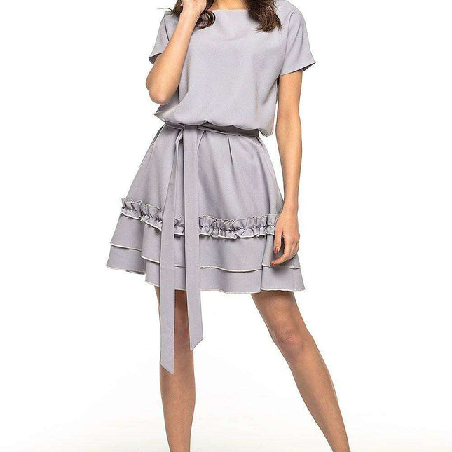Chic Belted Kimono Midi Dress for Effortless Elegance