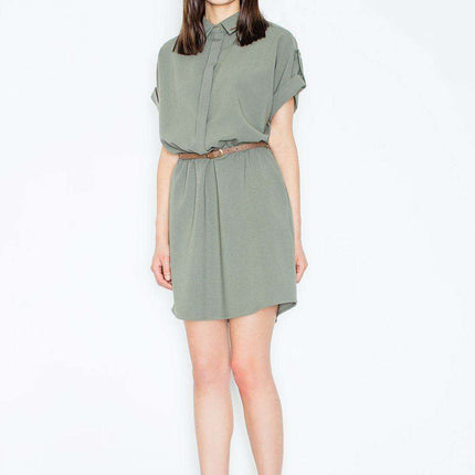 Chic Belted Kimono Sleeve Dress - Très Elite