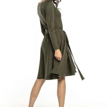 Chic Belted Knit Dress for Everyday Elegance - Très Elite