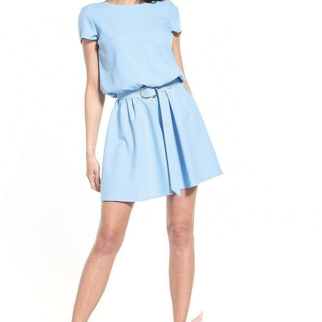 Chic Belted Mini Dress by Tessita