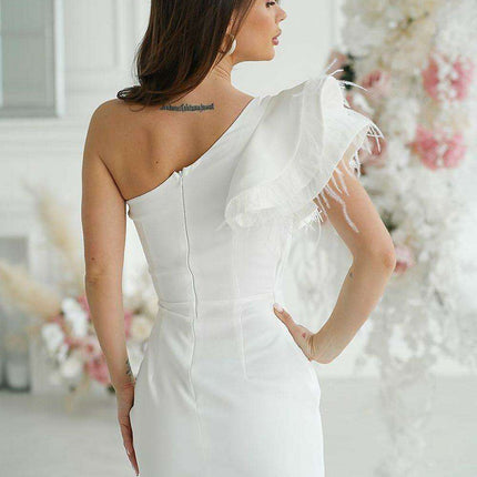 Chic Bicotone Evening Dress for Formal Occasions - Très Elite
