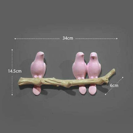 Chic Bird-Inspired Resin Wall Hook: A Blend of Style and Functionality