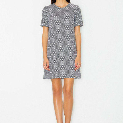 Chic Black Flared Sleeve Day Dress - Essential Fashion Piece by Figl - Très Elite