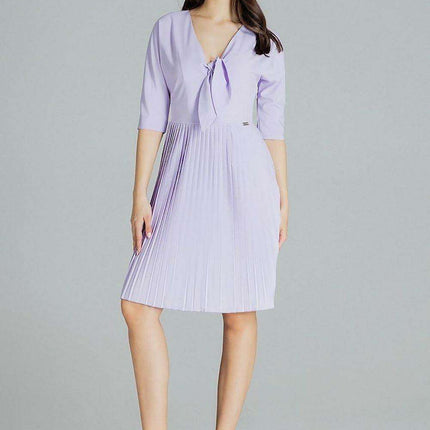 Chic Black Kimono Sleeve Midi Cocktail Dress by Lenitif - Très Elite