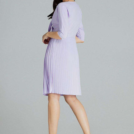 Chic Black Kimono Sleeve Midi Cocktail Dress by Lenitif - Très Elite
