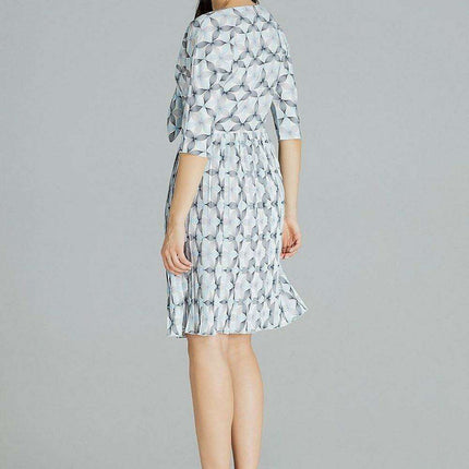 Chic Black Kimono Sleeve Midi Cocktail Dress by Lenitif - Très Elite
