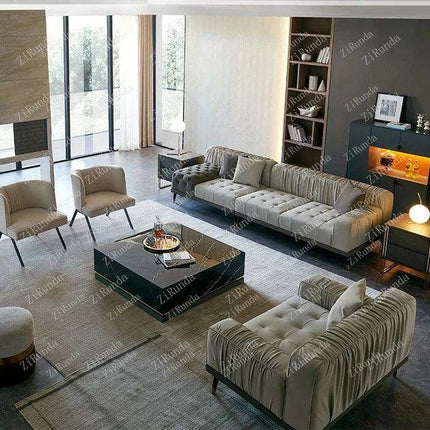 Chic Black Luxe Accent Table - Très Elite