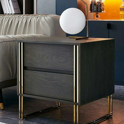 Chic Black Luxe Accent Table - Très Elite