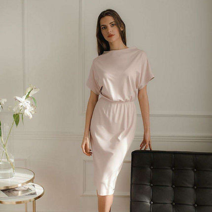 Chic Black Midi Dress for Every Occasion by Lenitif - Très Elite