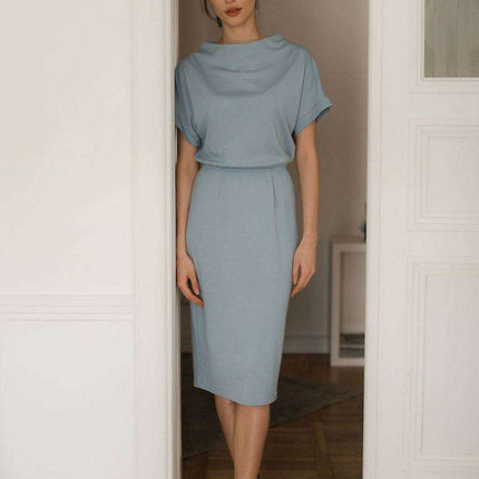 Chic Black Midi Dress for Every Occasion by Lenitif - Très Elite
