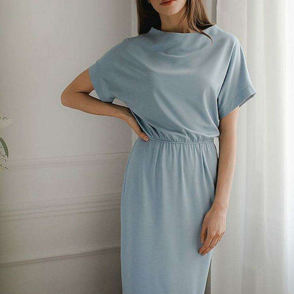 Chic Black Midi Dress for Every Occasion by Lenitif - Très Elite
