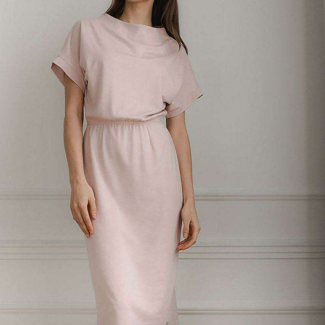 Chic Black Midi Dress for Every Occasion by Lenitif