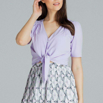 Chic Black Short Sleeve Top with Romantic Heart Neckline - Très Elite