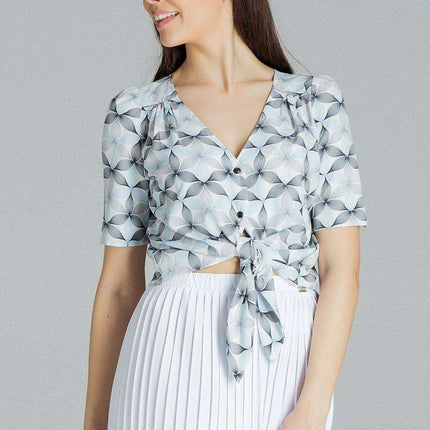 Chic Black Short Sleeve Top with Romantic Heart Neckline - Très Elite