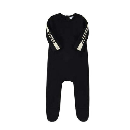 Chic Black and Beige Striped Family Matching Modal Outfit Set for All Ages - Très Elite