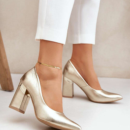 Chic Block Heel Pumps - Style 177687 - Très Elite