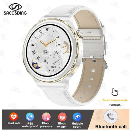 Chic Bluetooth Smartwatch for Women's Wellness with Tailored Features - Très Elite