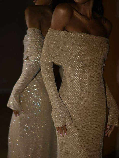 Chic Boat Neck Bodycon Dress for Seamless Transition from Day to Night