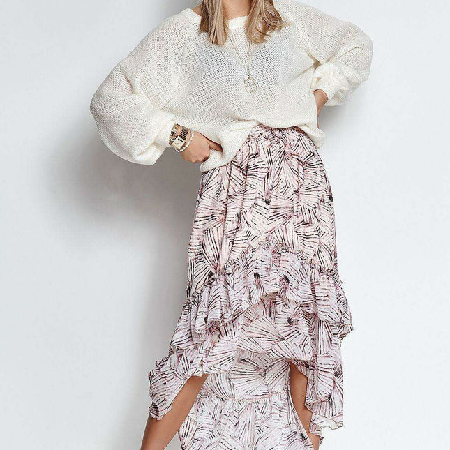 Chic Boat Neck Knit Sweater by Makadamia