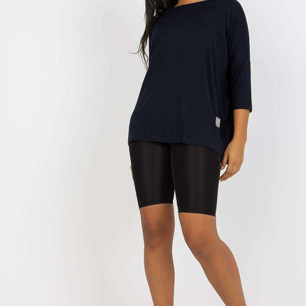 Chic Boat Neck Plus Size Blouse - Très Elite