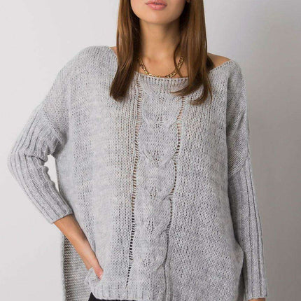 Chic Boat Neck Pullover Sweater for Women - Très Elite