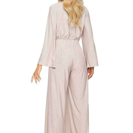 Chic Brocade Elegance Jumpsuit - Très Elite
