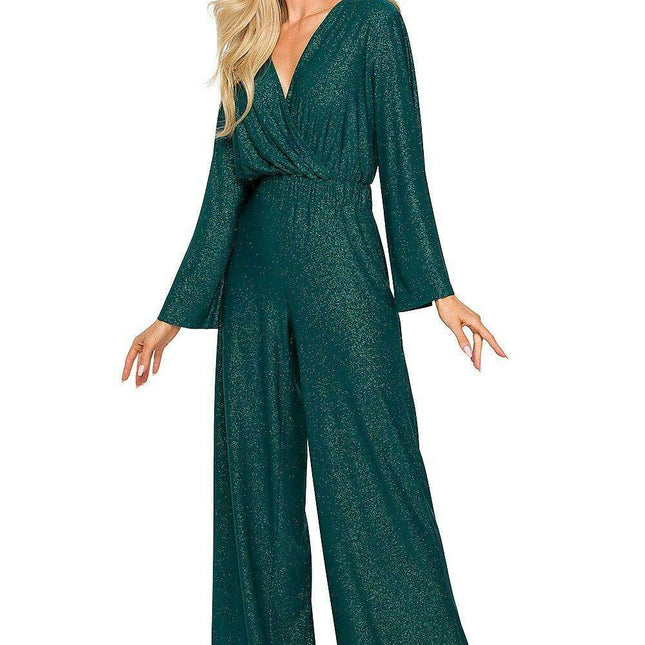 Chic Brocade Elegance Jumpsuit