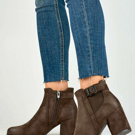 Chic Buckled Organic Suede Ankle Boots with Elevated Style - Très Elite