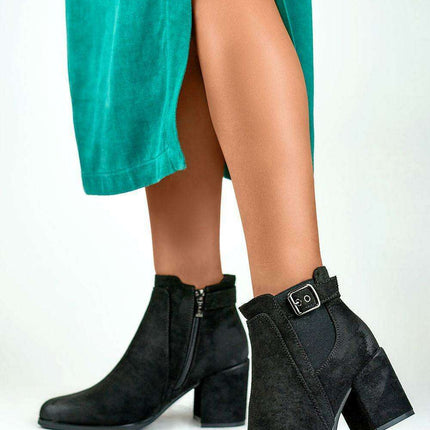 Chic Buckled Organic Suede Ankle Boots with Elevated Style - Très Elite