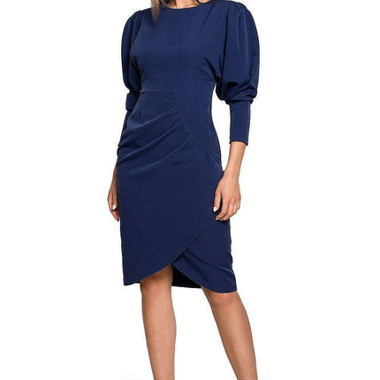 Chic Buffet Sleeve Daydress with Stylish Details