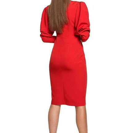 Chic Buffet Sleeve Daydress with Stylish Details - Très Elite