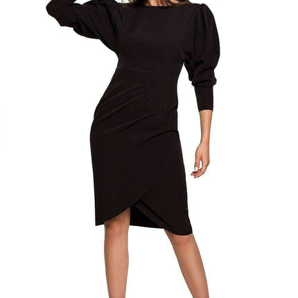 Chic Buffet Sleeve Daydress with Stylish Details