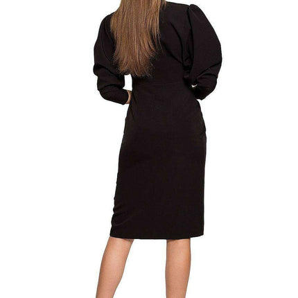 Chic Buffet Sleeve Daydress with Stylish Details - Très Elite
