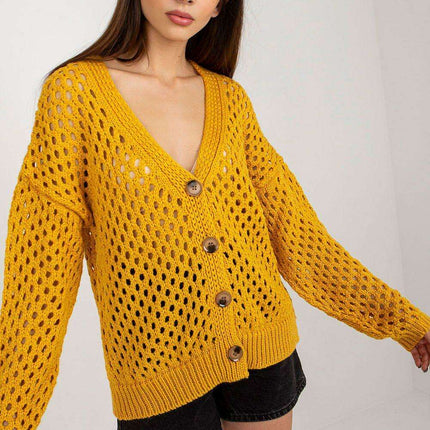Chic Button-Up Knit Cardigan for Women - Très Elite