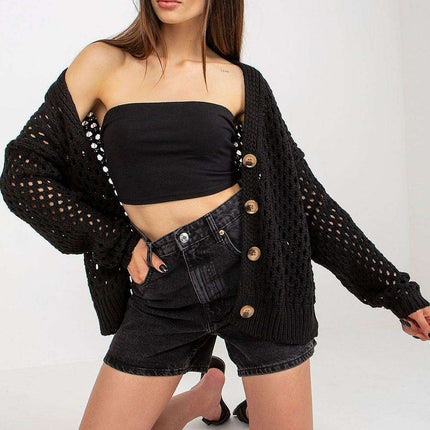 Chic Button-Up Knit Cardigan for Women - Très Elite