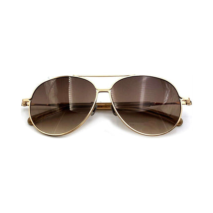 Chic Canadian Titanium Sunglasses with Luxurious Rose & Gold Details for Optimal Sun Protection - Très Elite