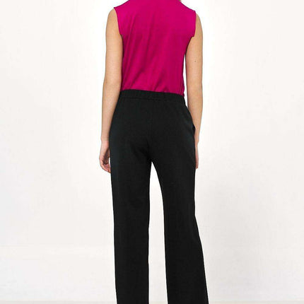 Chic Caramel High Rise Women Trousers Elegant Style - Très Elite