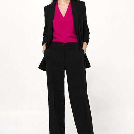Chic Caramel High Rise Women Trousers Elegant Style - Très Elite