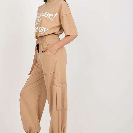 Chic Casual Tracksuit Set with Stylish Blouse - Très Elite