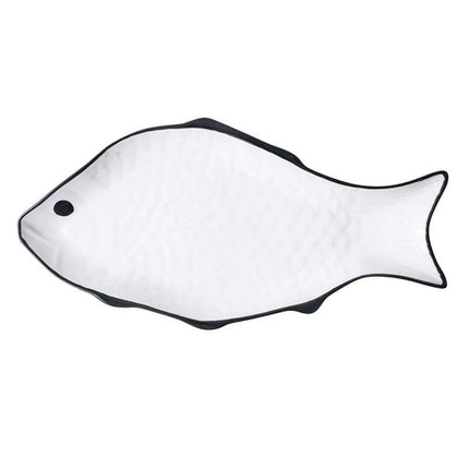 Chic Ceramic Fish-Shaped Steamer Tray: Elevate Your Healthy Cooking Game - Très Elite