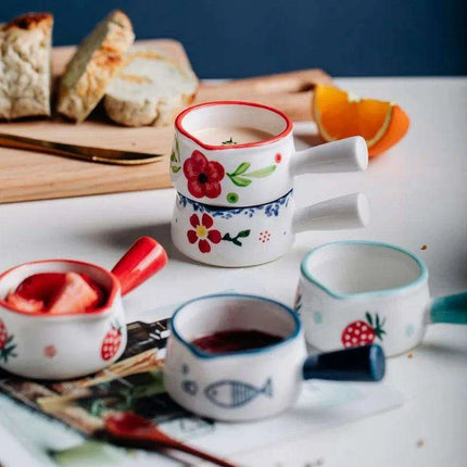 Chic Ceramic Milk and Coffee Mug Set - A Stylish Kitchen Essential - Très Elite