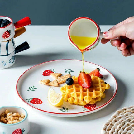 Chic Ceramic Milk and Coffee Mug Set - A Stylish Kitchen Essential - Très Elite