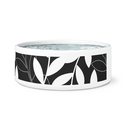 Chic Ceramic Pet Bowl with Adorable Paw Print Accent