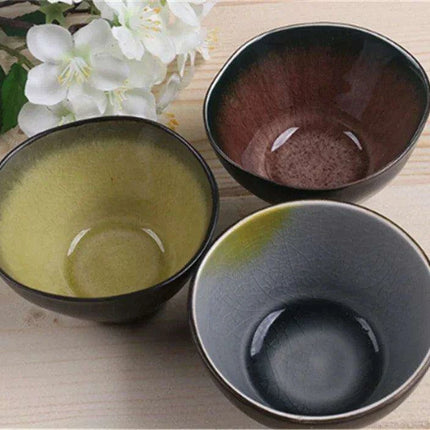 Chic Ceramic Soy Sauce Dipping Dish Set with Multi-Purpose Serving Tray - Très Elite
