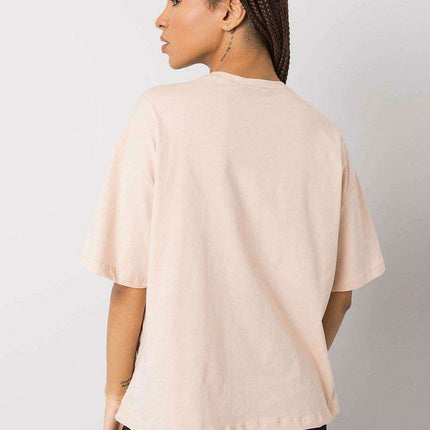Chic Chain Embellished Cotton T Shirt For Women Casual - Très Elite