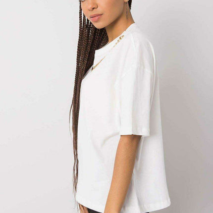 Chic Chain Embellished Cotton T Shirt For Women Casual - Très Elite