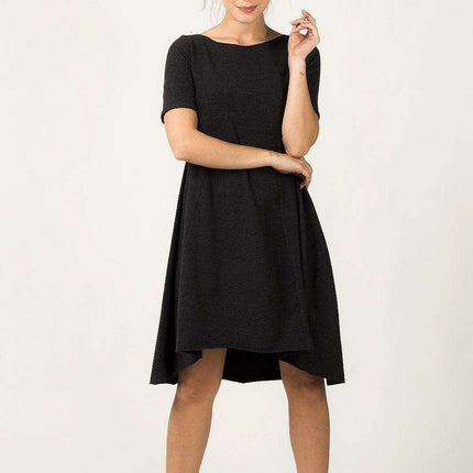 Chic Charcoal Sweater Dress for Effortless Style