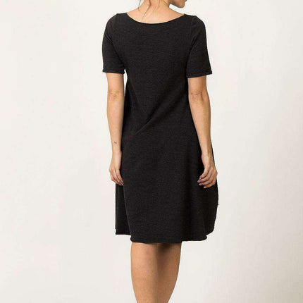 Chic Charcoal Sweater Dress for Effortless Style