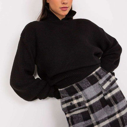 Chic Checkered Mini Skirt with Functional Pockets - Effortless Style for Any Occasion - Très Elite